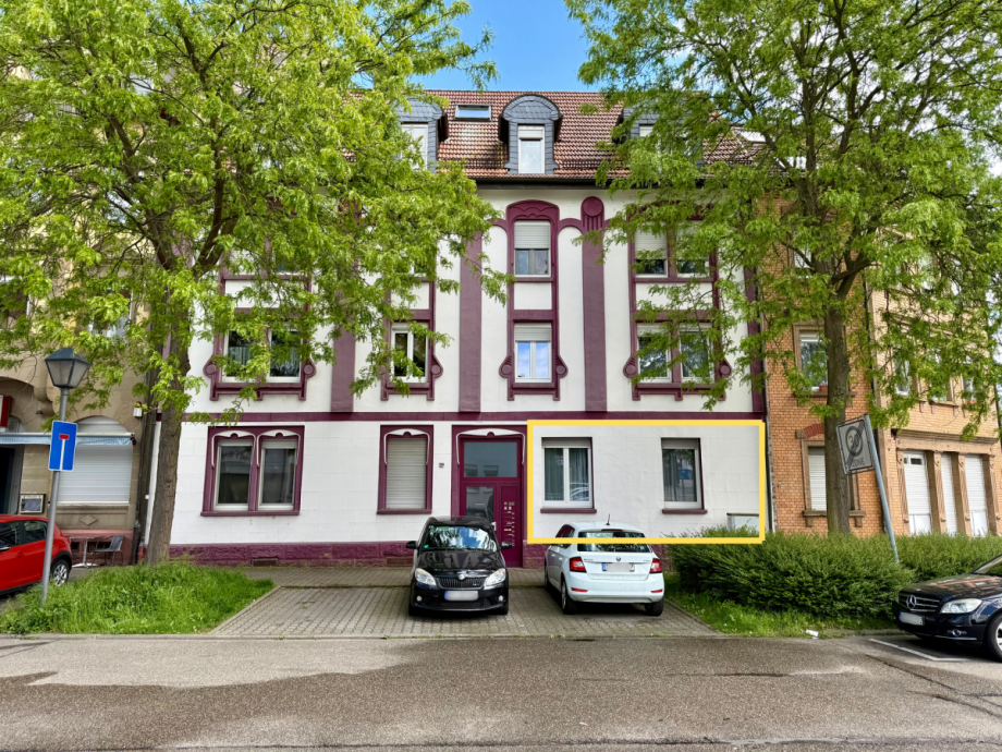 Fassade Erdgeschosswohnung Pforzheim