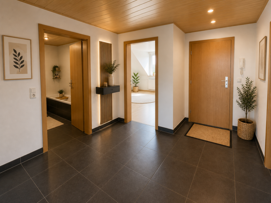 Flur KI Dachgeschosswohnung Hambr�cken