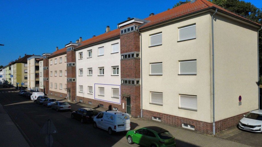 Luftaufnahme Erdgeschosswohnung Bruchsal
