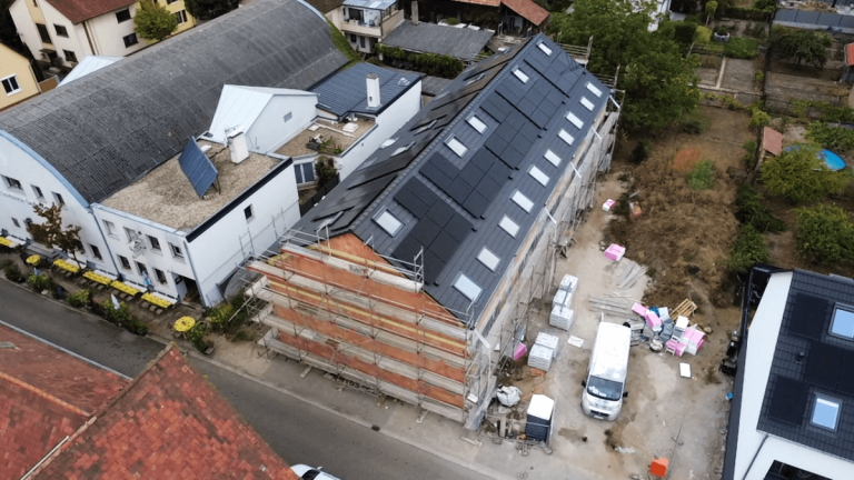 Luftaufnahme Graben-Neudorf Reihenhaus Neubau-Reihenhaus VII - Ihr neues Zuhause in Graben-Neudorf