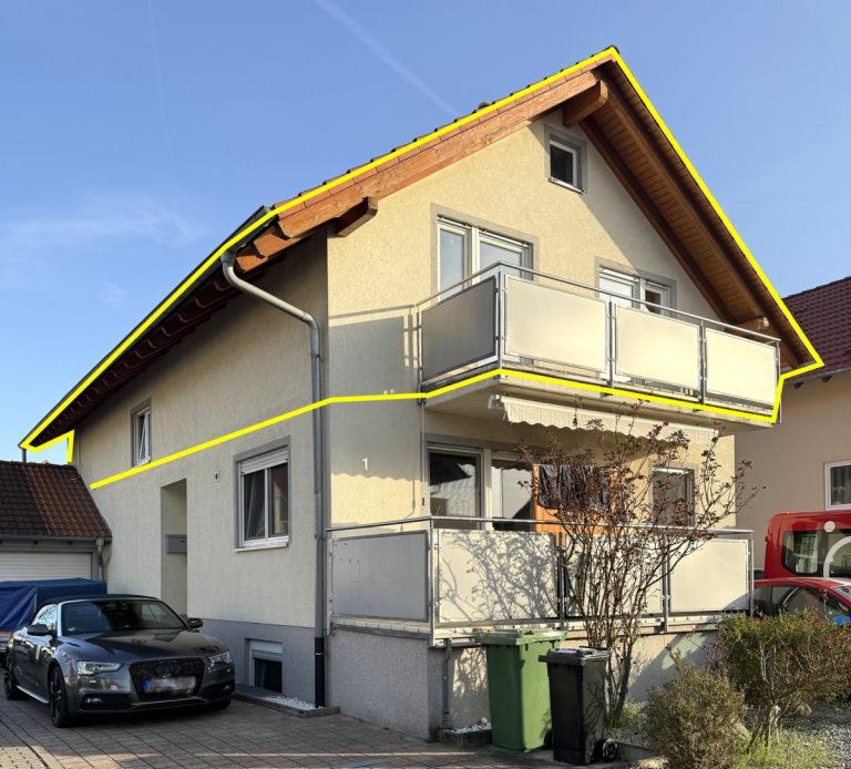Ansicht Graben-Neudorf Dachgeschosswohnung Attraktive Dachgeschosswohnung mit 2 Balkonen und 2 Stellpl�tzen - sofort verf�gbar