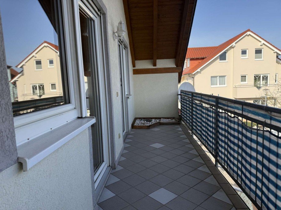 Balkon Dachgeschosswohnung Graben-Neudorf