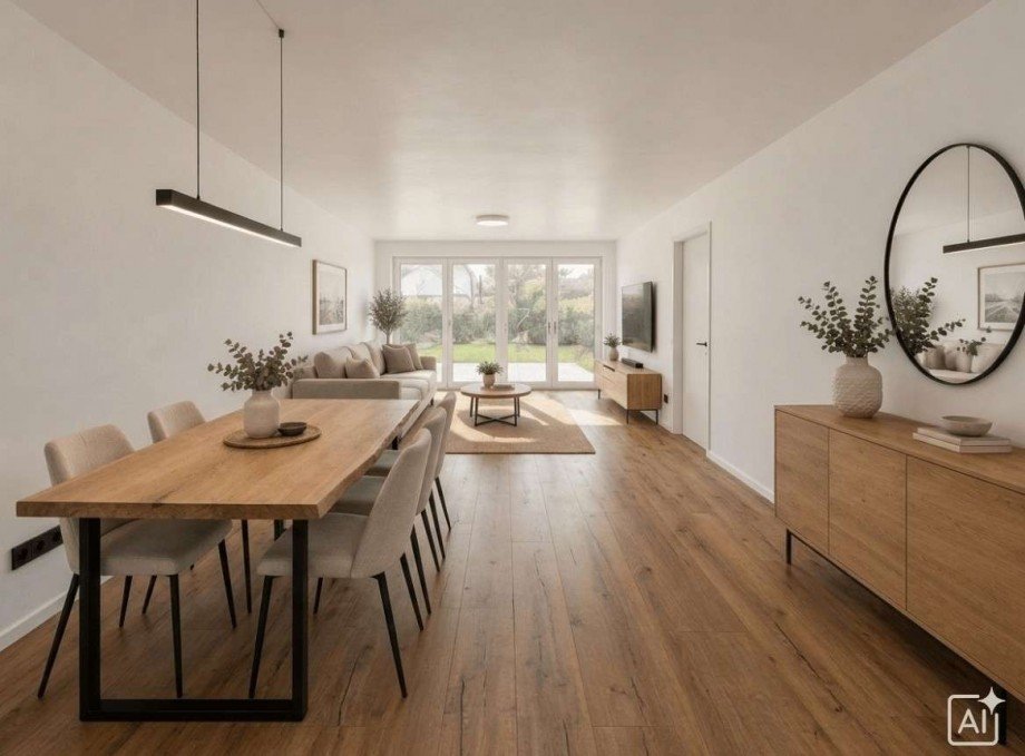 KI // Wohnzimmer EG Reihenendhaus Graben-Neudorf