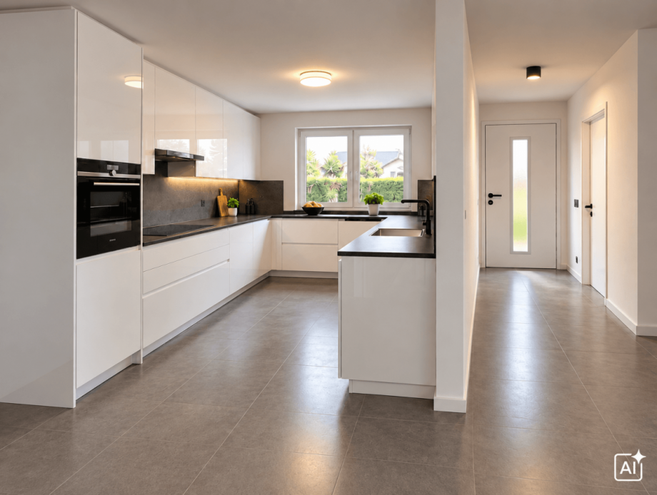 KI / K�che und Flur Reihenendhaus Graben-Neudorf
