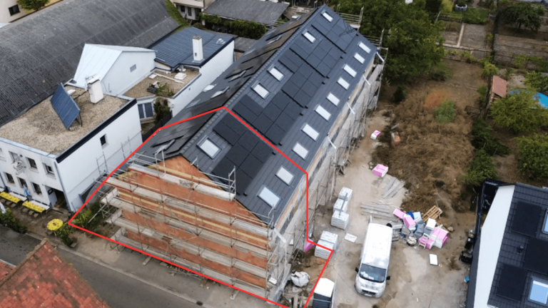 Luftansicht Graben-Neudorf Reihenendhaus Neubau-Reihenendhaus VIII - Ihr neues Zuhause in Graben-Neudorf