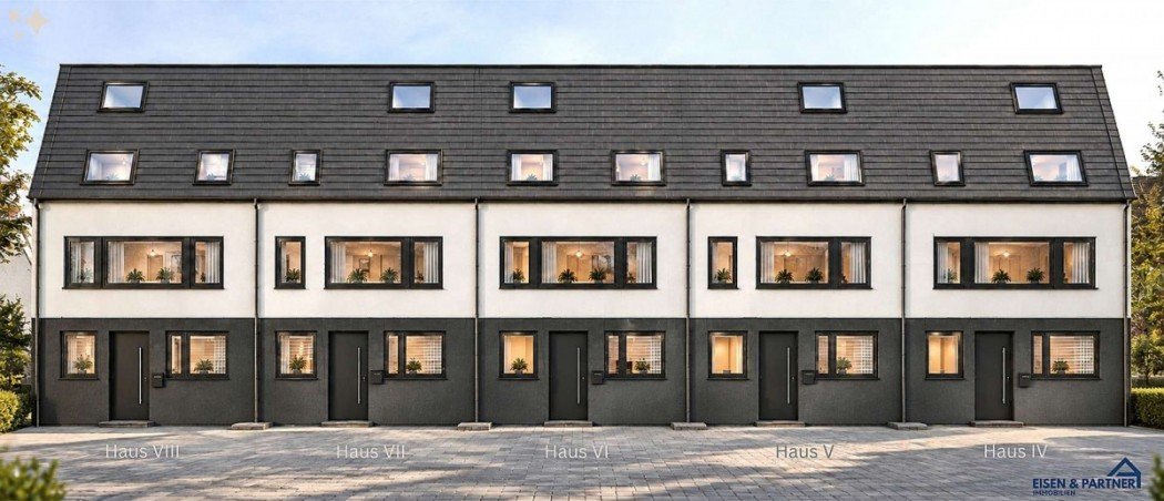 KI / Au�enansicht Reihenhaus Graben-Neudorf