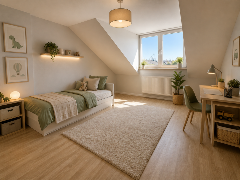 Kinderzimmer KI Dachgeschosswohnung Hambr�cken