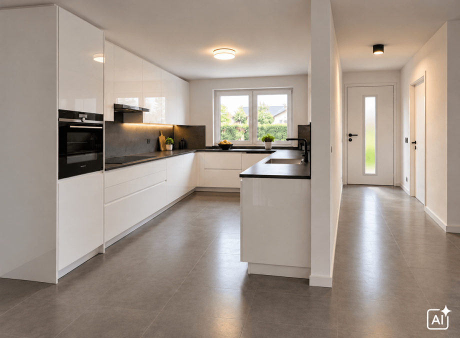 KI // K�che - Flur Reihenhaus Graben-Neudorf