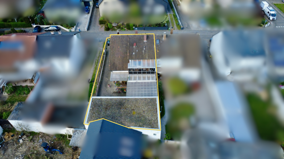 Luftansicht Zweifamilienhaus Philippsburg